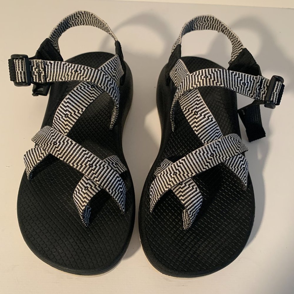 Chaco Z Cloud sandals in B&W